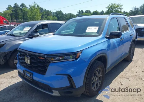 2025 Honda Pilot Trailsport из США, поврежденный, VIN 5FNYG1H66SB078977